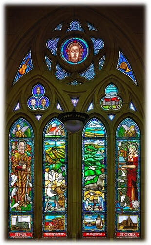 Billede af The Dunedin Window fra 2012 i katedralen
