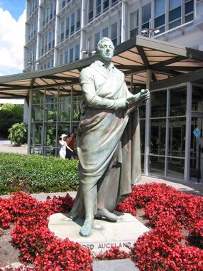 Billede af statue af Jarlen af Auckland